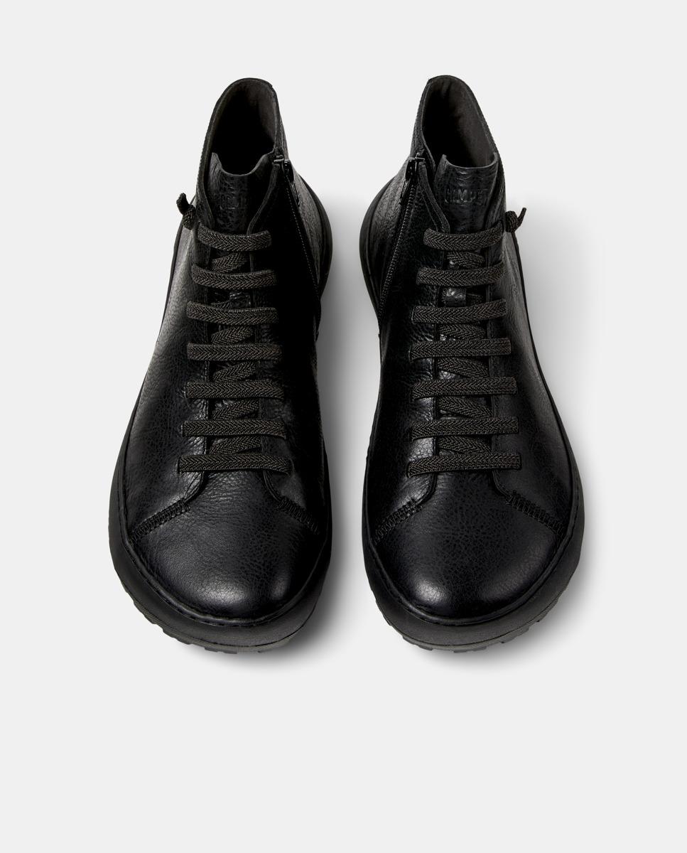 Botines de hombre de piel peu serra - Camper - Negro Negro-3
