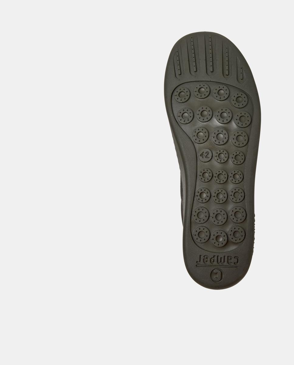 Zapatillas altas de hombre peu touring de piel - Camper - Verde Verde-4