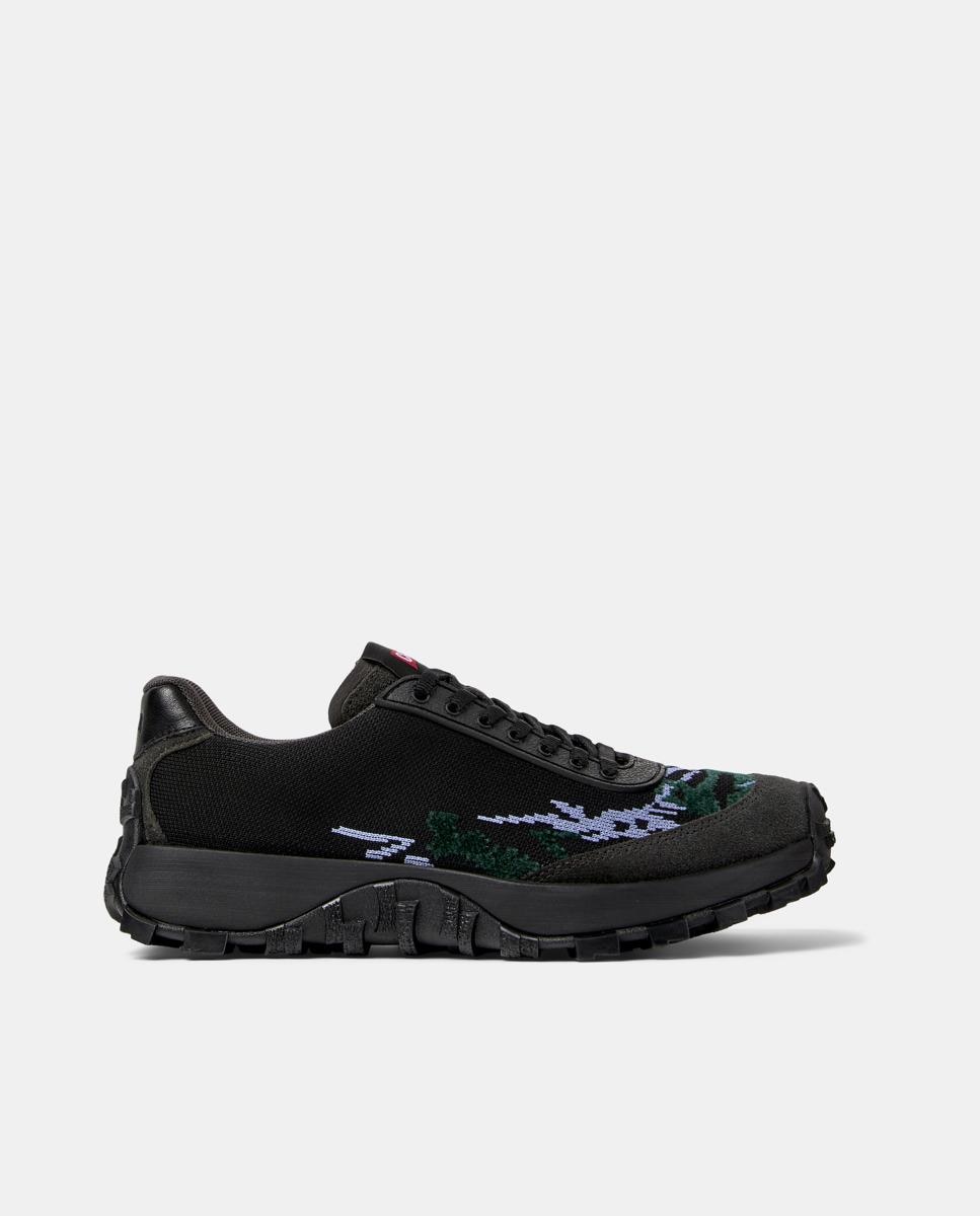 Zapatillas deportivas de mujer Drift Trail Twins con cordones y puntera redonda - Camper - Negro Negro-1