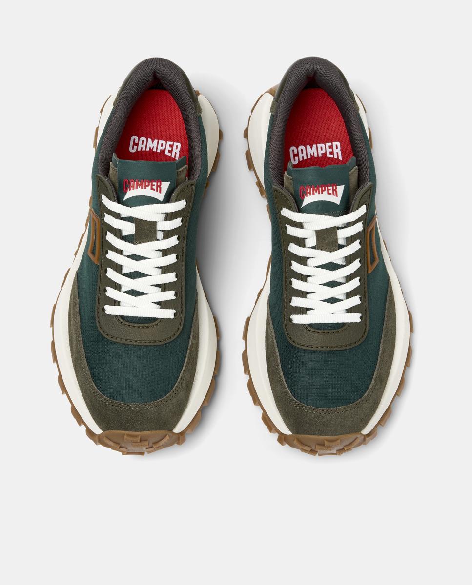Zapatillas retro de mujer drift trail - Camper - Verde oscuro Verde oscuro-3
