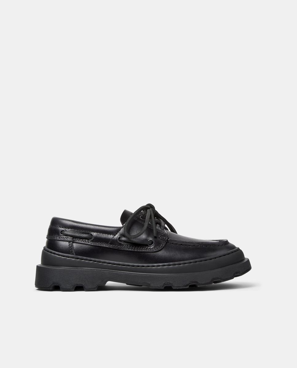 Náuticos de mujer brutus+ de piel - Camper - Negro Negro-1