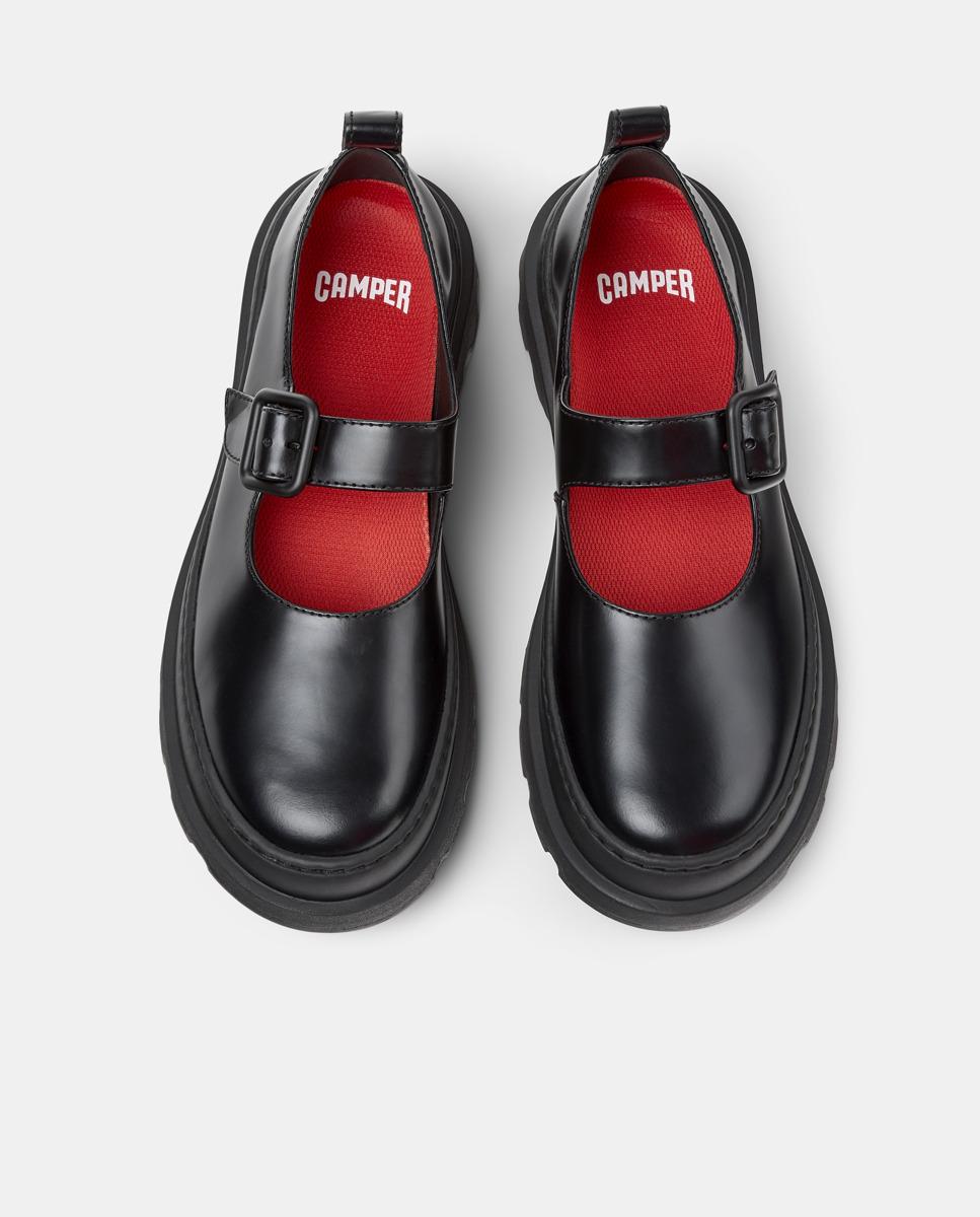 Merceditas de mujer con hebilla brutus+ - Camper - Negro Negro-3
