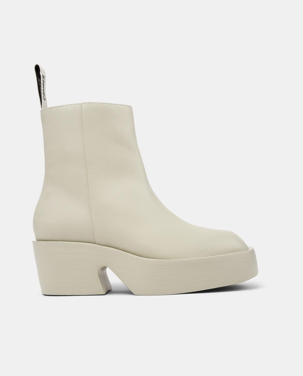 Botines de mujer de piel Billie - Camper - Beige Beige-1