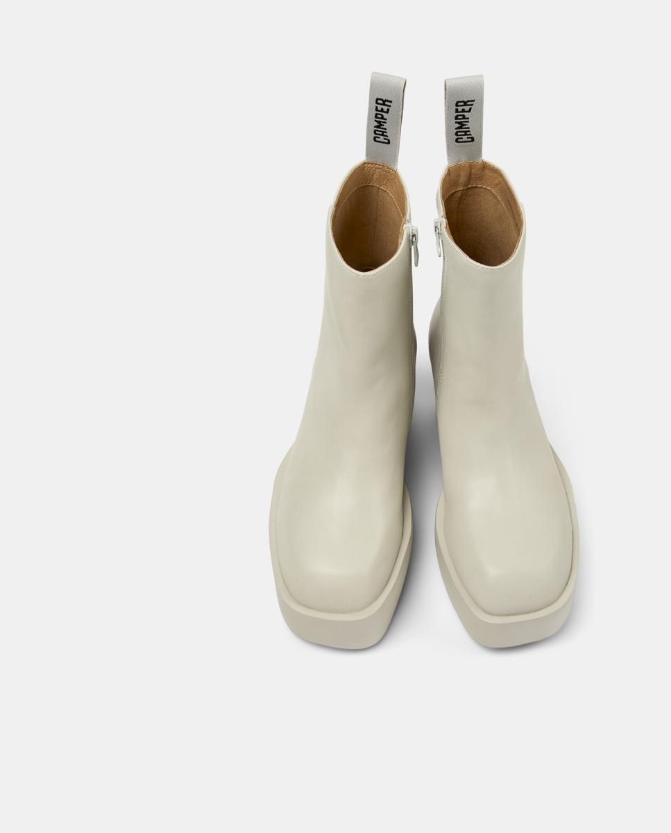 Botines de mujer de piel Billie - Camper - Beige Beige-3