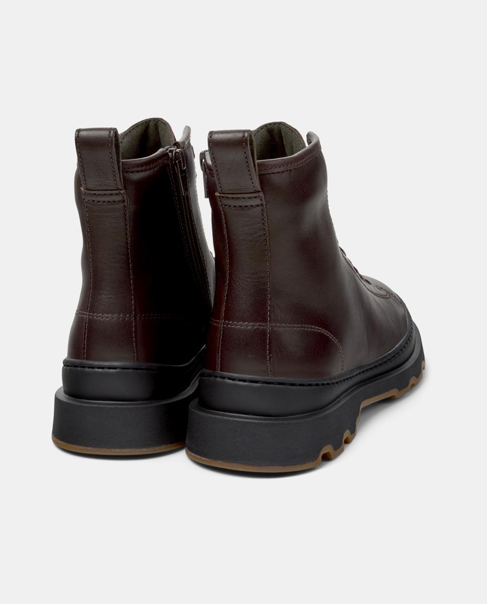 Botines de mujer de piel brutus+ - Camper - Marrón Marrón-2