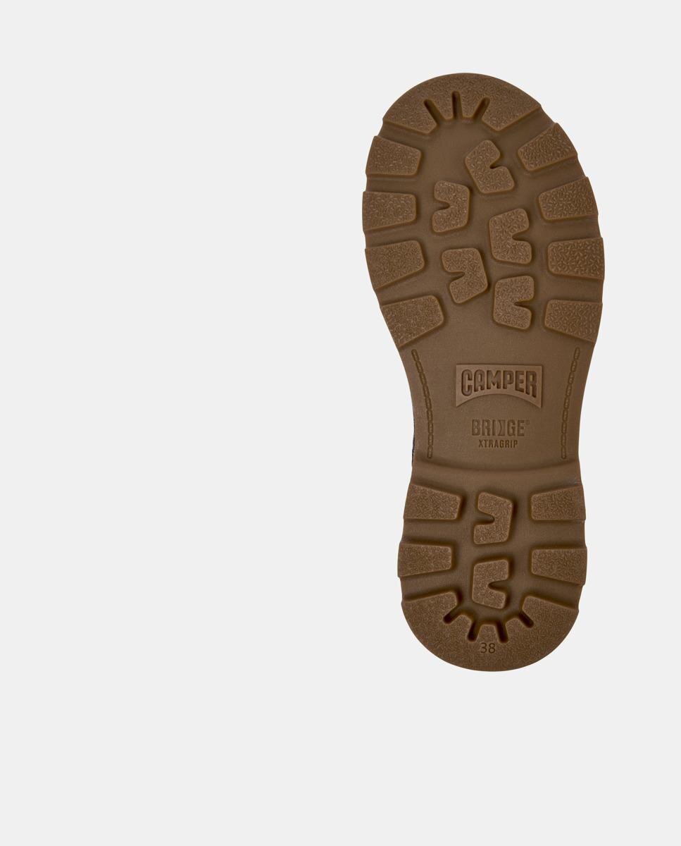 Botines de mujer de piel brutus+ - Camper - Marrón Marrón-4