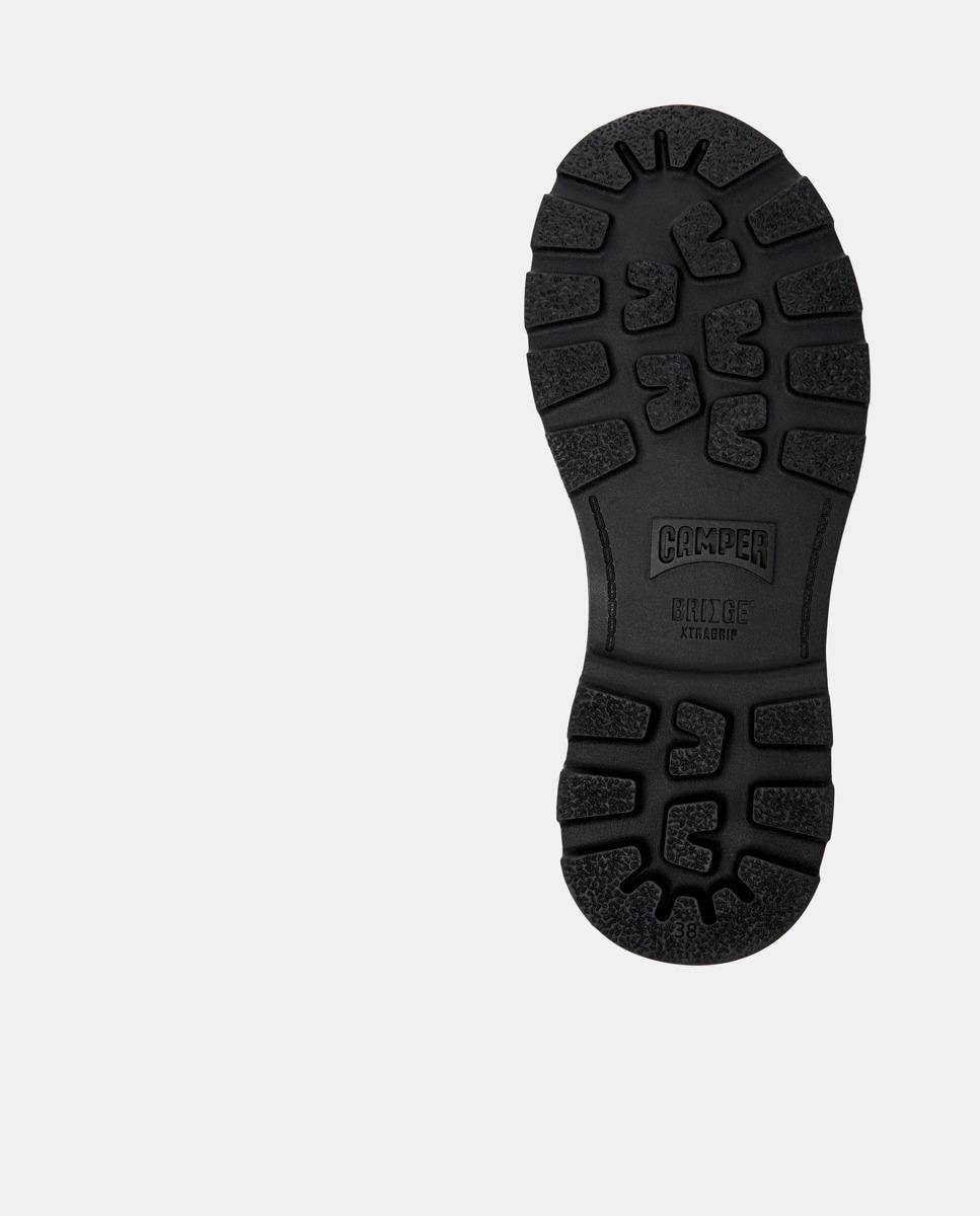 Botines de mujer de piel brutus+ - Camper - Negro Negro-4