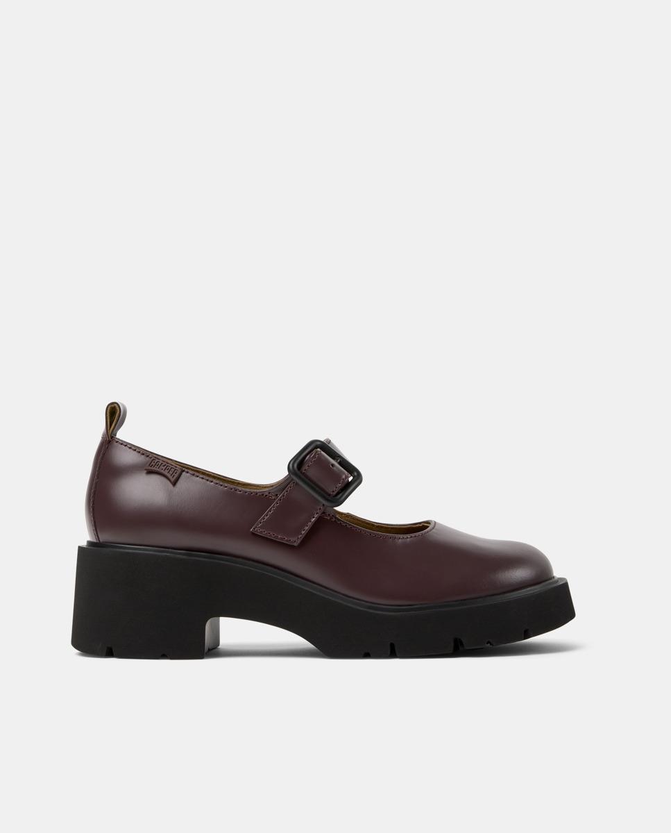 Mocasines de mujer Milah con hebilla - Camper - Marrón oscuro Marrón oscuro-1
