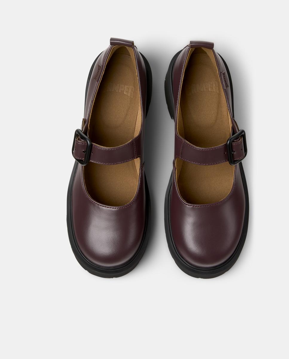Mocasines de mujer Milah con hebilla - Camper - Marrón oscuro Marrón oscuro-3