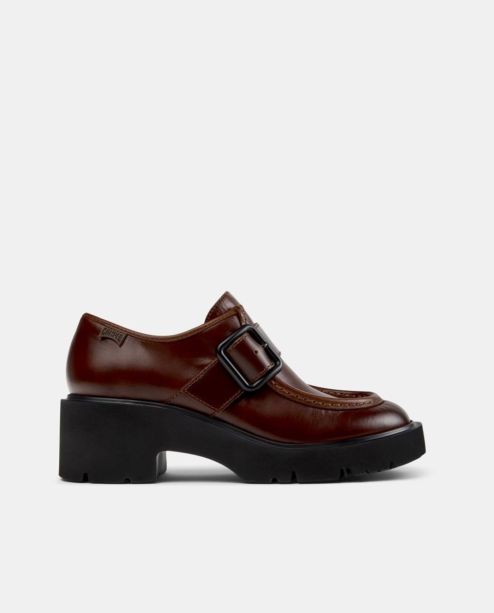 Zapatos de salón de mujer Milah de piel - Camper - Marrón Marrón-1