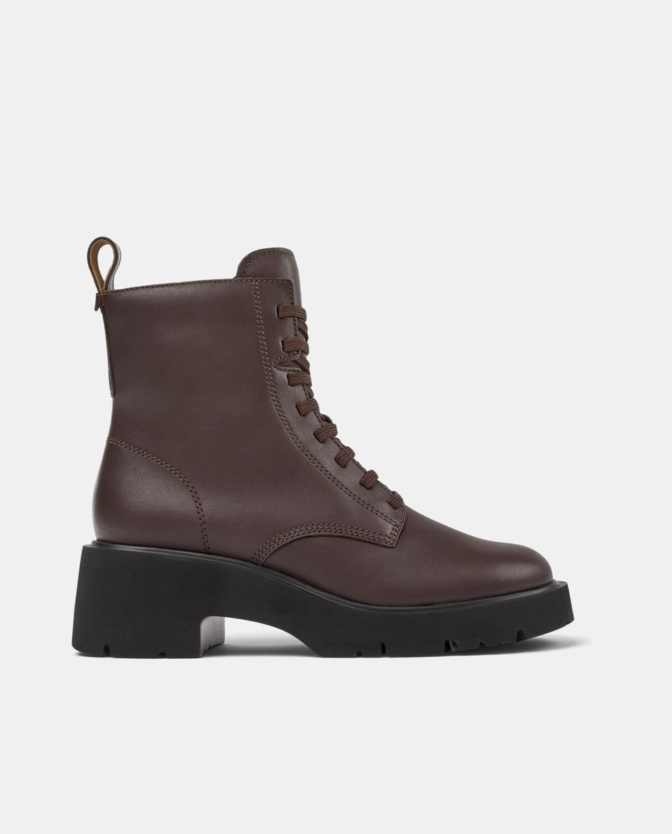 Imagen 0 de Botines de mujer de piel milah Marrón