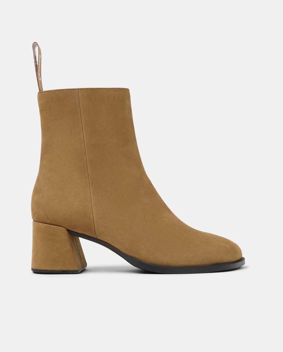 Botines de mujer de piel kora - Camper - Marrón Marrón-1