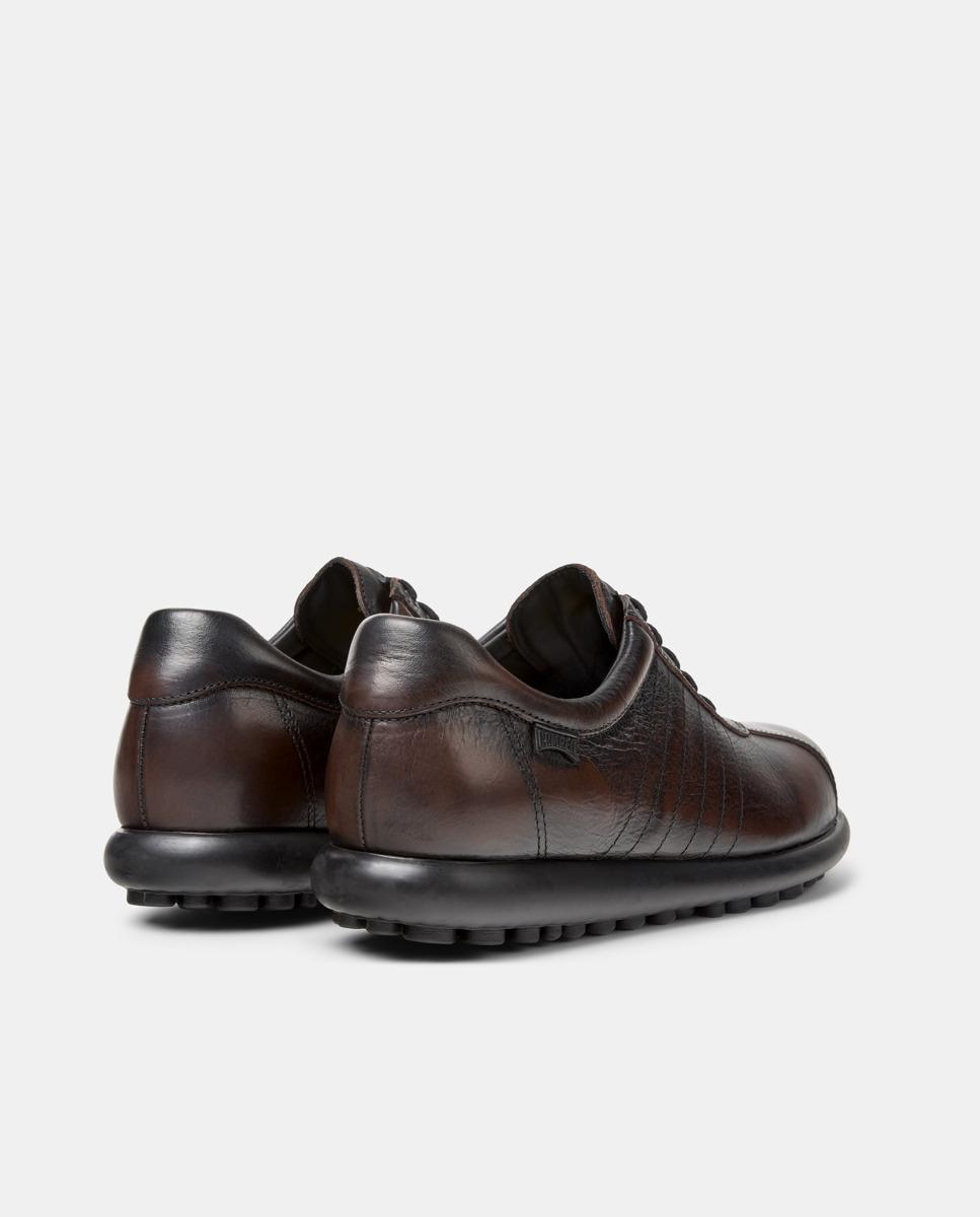Zapatillas de piel de mujer pelotas ariel con cordones - Camper - Burdeos Burdeos-2