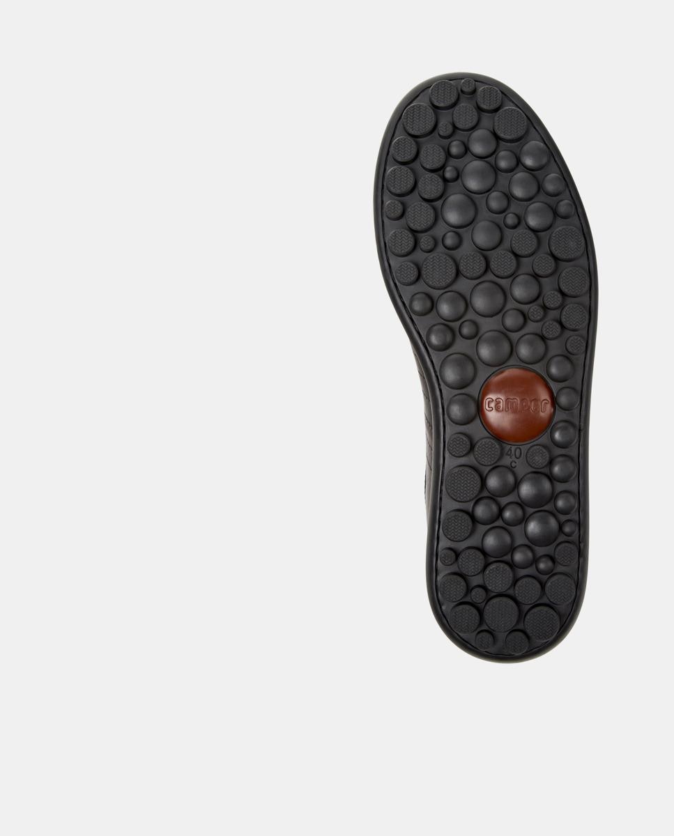 Zapatillas de piel de mujer pelotas ariel con cordones - Camper - Burdeos Burdeos-4