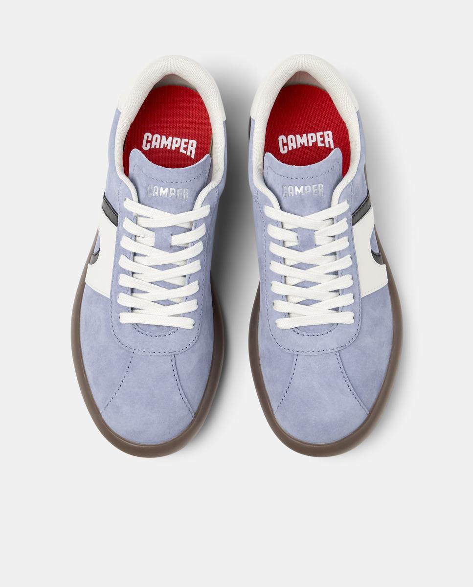 Zapatillas de mujer pelotas soller de piel - Camper - Azul claro Azul claro-3