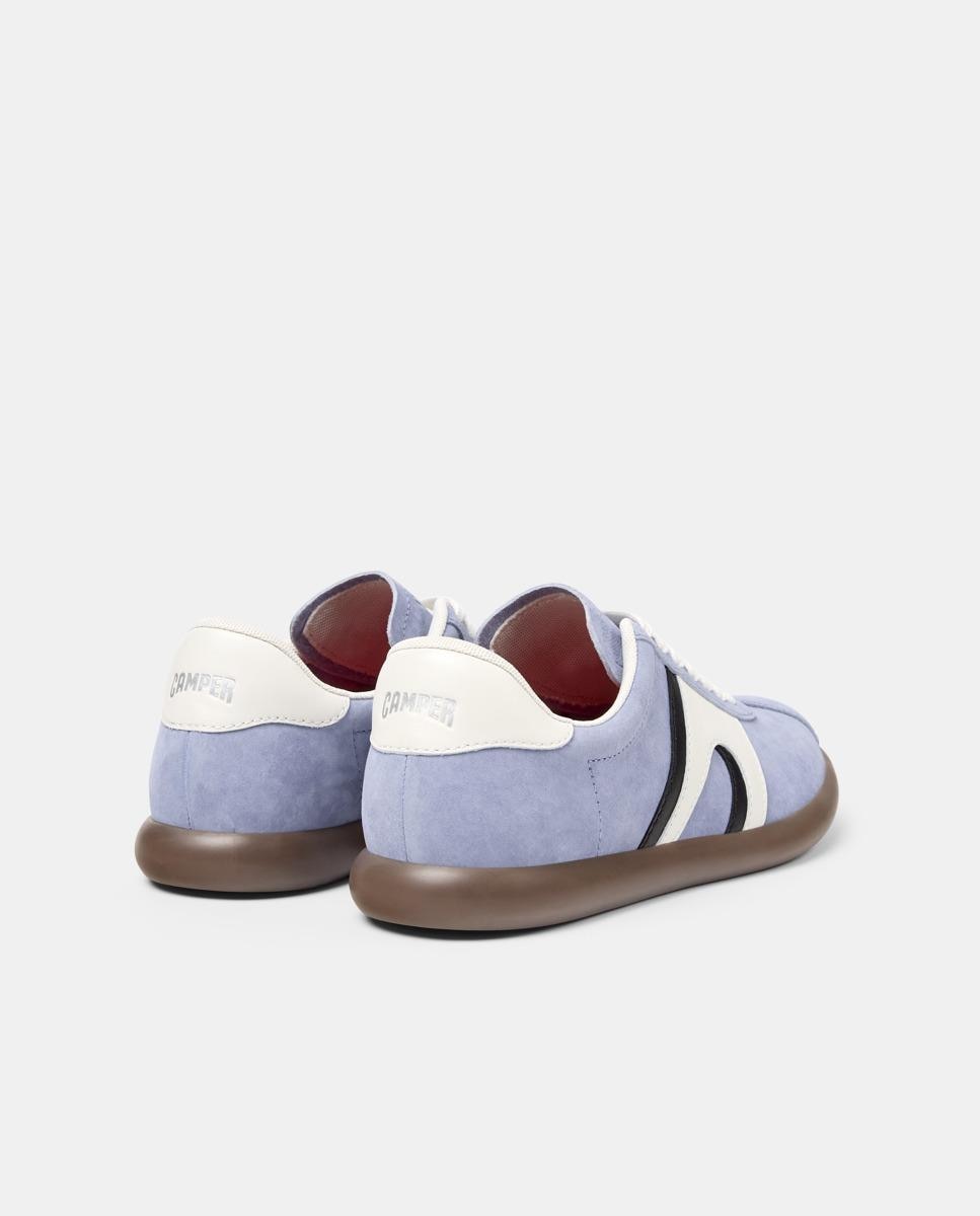 Zapatillas de mujer pelotas soller de piel - Camper - Azul claro Azul claro-2