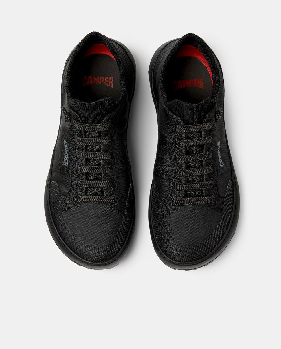 Zapatillas deportivas de mujer peu serra con cordones - Camper - Negro Negro-3