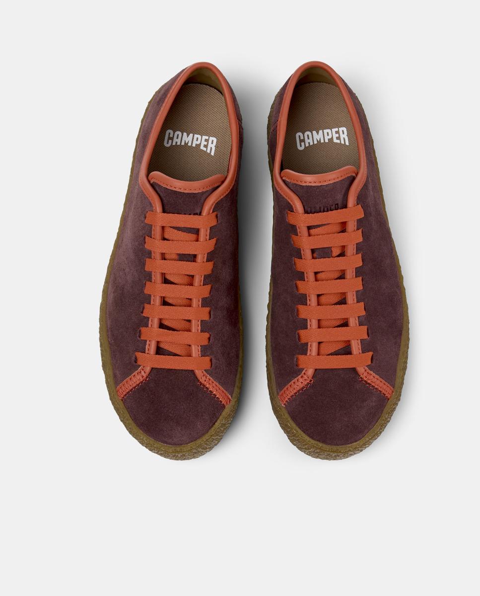 Zapatillas deportivas de mujer peu terreno de piel lisa - Camper - Burdeos Burdeos-3