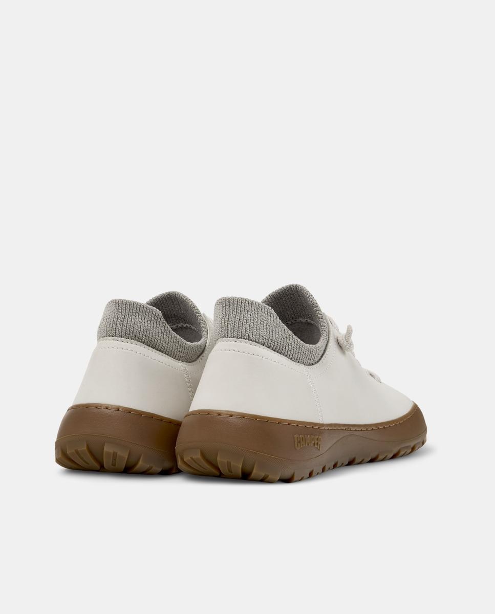 Zapatillas de piel de mujer peu serra - Camper - Blanco Blanco-2