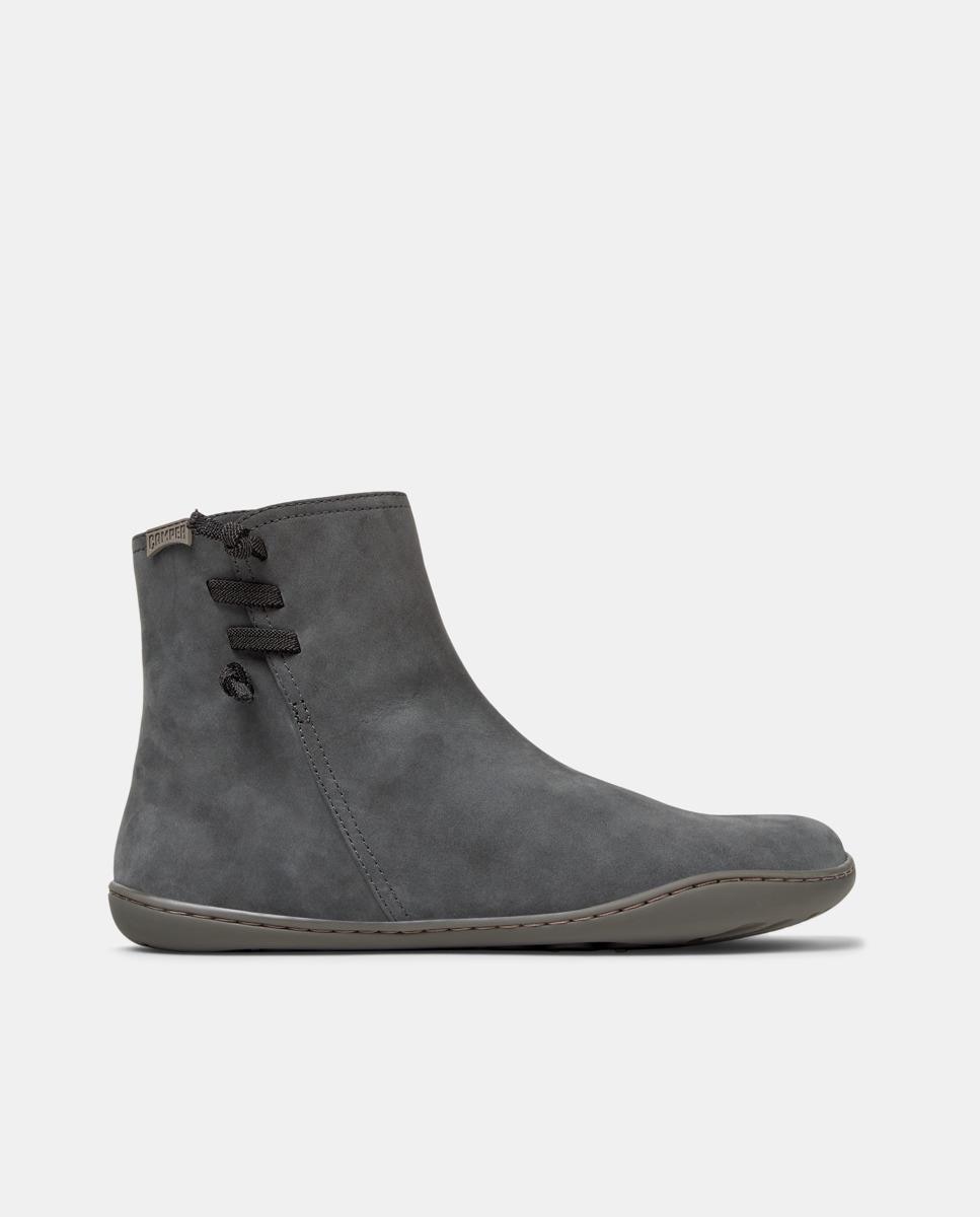 Botines de mujer de piel Peu Cami - Camper - Gris oscuro Gris oscuro-1