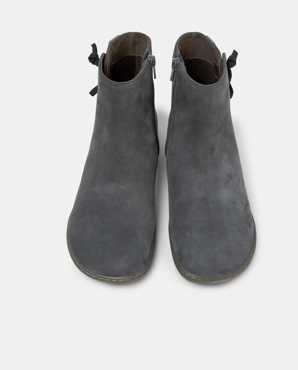 Botines de mujer de piel Peu Cami - Camper - Gris oscuro Gris oscuro-4