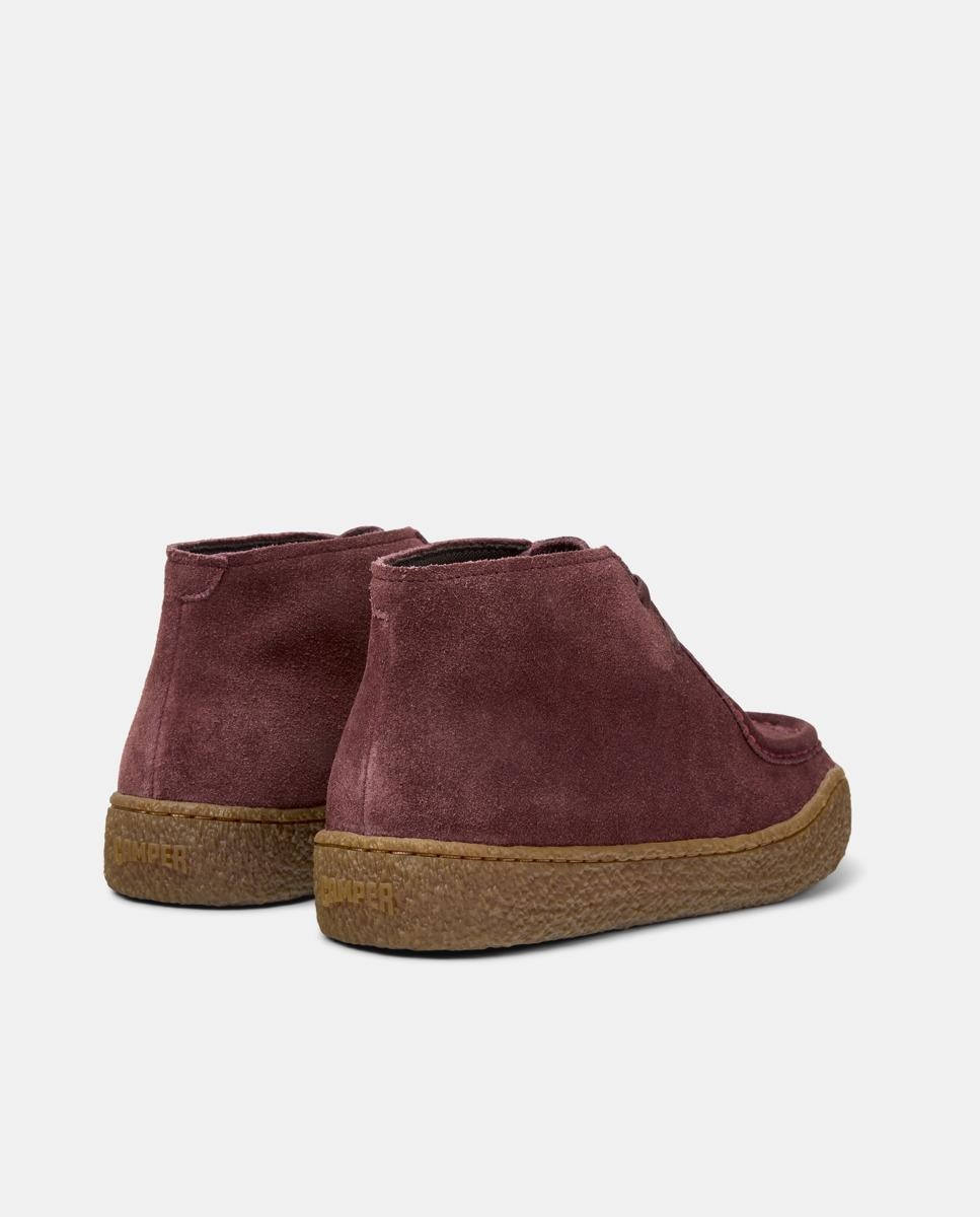 Botines de mujer de piel peu terreno - Camper - Burdeos Burdeos-2