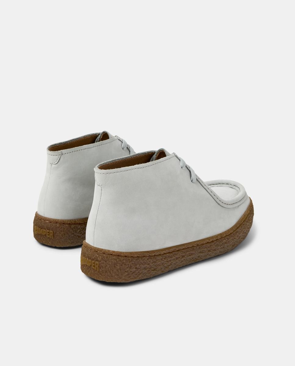 Botines de mujer de piel peu terreno - Camper - Gris Gris-2