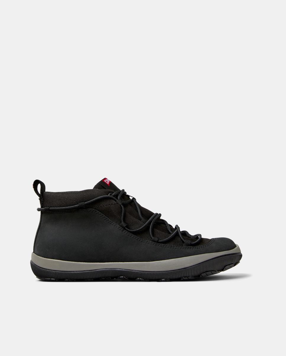 Botines de mujer Peu Pista GM con cordones - Camper - Negro Negro-1