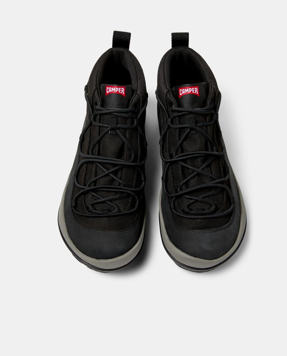 Botines de mujer Peu Pista GM con cordones - Camper - Negro Negro-3
