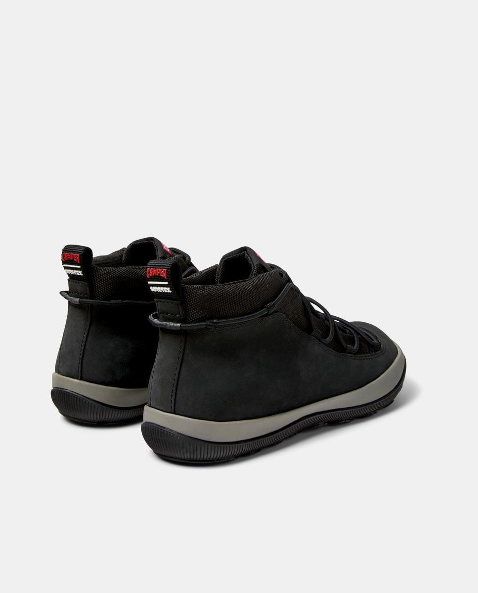 Botines de mujer Peu Pista GM con cordones - Camper - Negro Negro-2