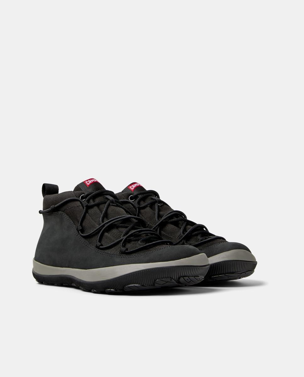 Botines de mujer Peu Pista GM con cordones - Camper - Negro Negro-5