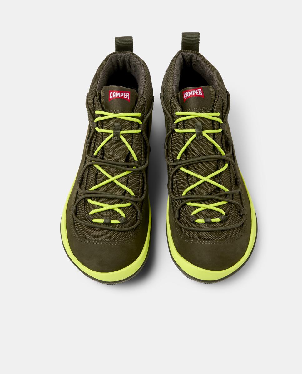 Botines de mujer Peu Pista GM con cordones - Camper - Verde Oliva Verde Oliva-3