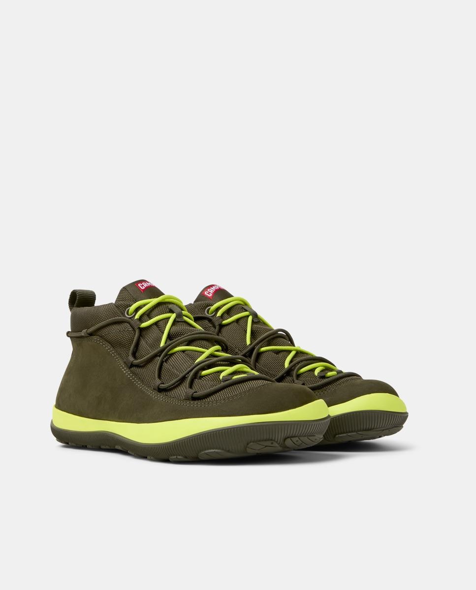 Botines de mujer Peu Pista GM con cordones - Camper - Verde Oliva Verde Oliva-5