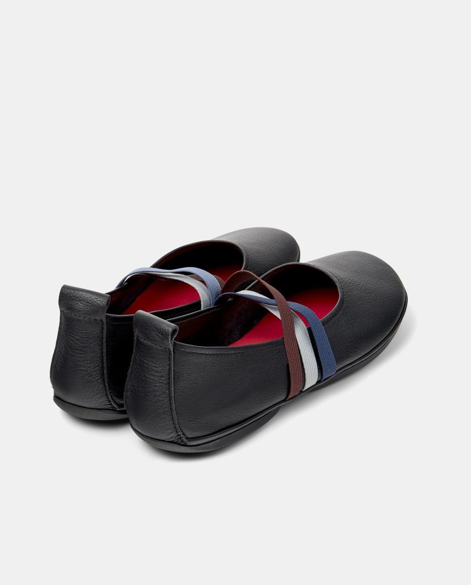 Bailarinas de mujer Right Nina Twins con ajuste de cinta - Camper - Negro Negro-2