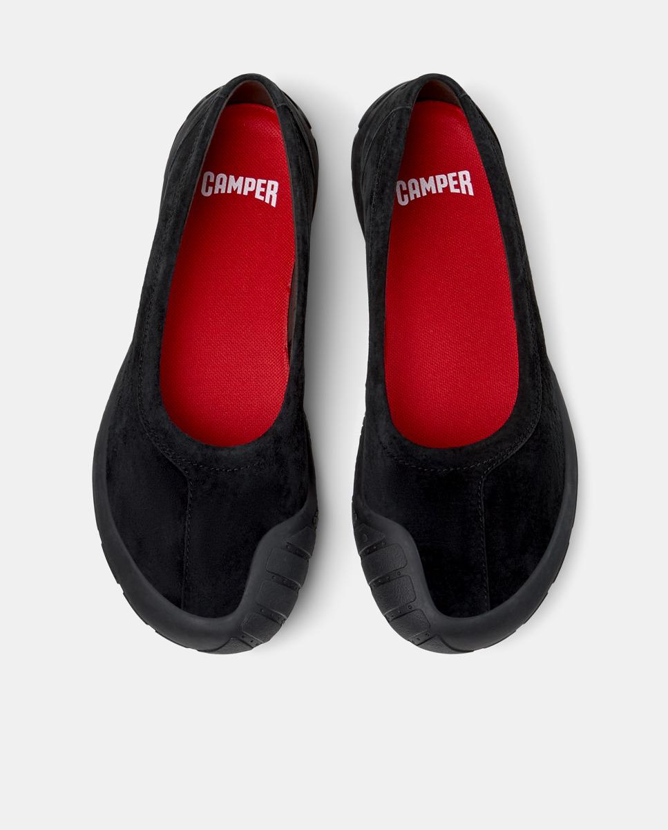 Zapatos de cordones de mujer pix de piel - Camper - Negro Negro-3