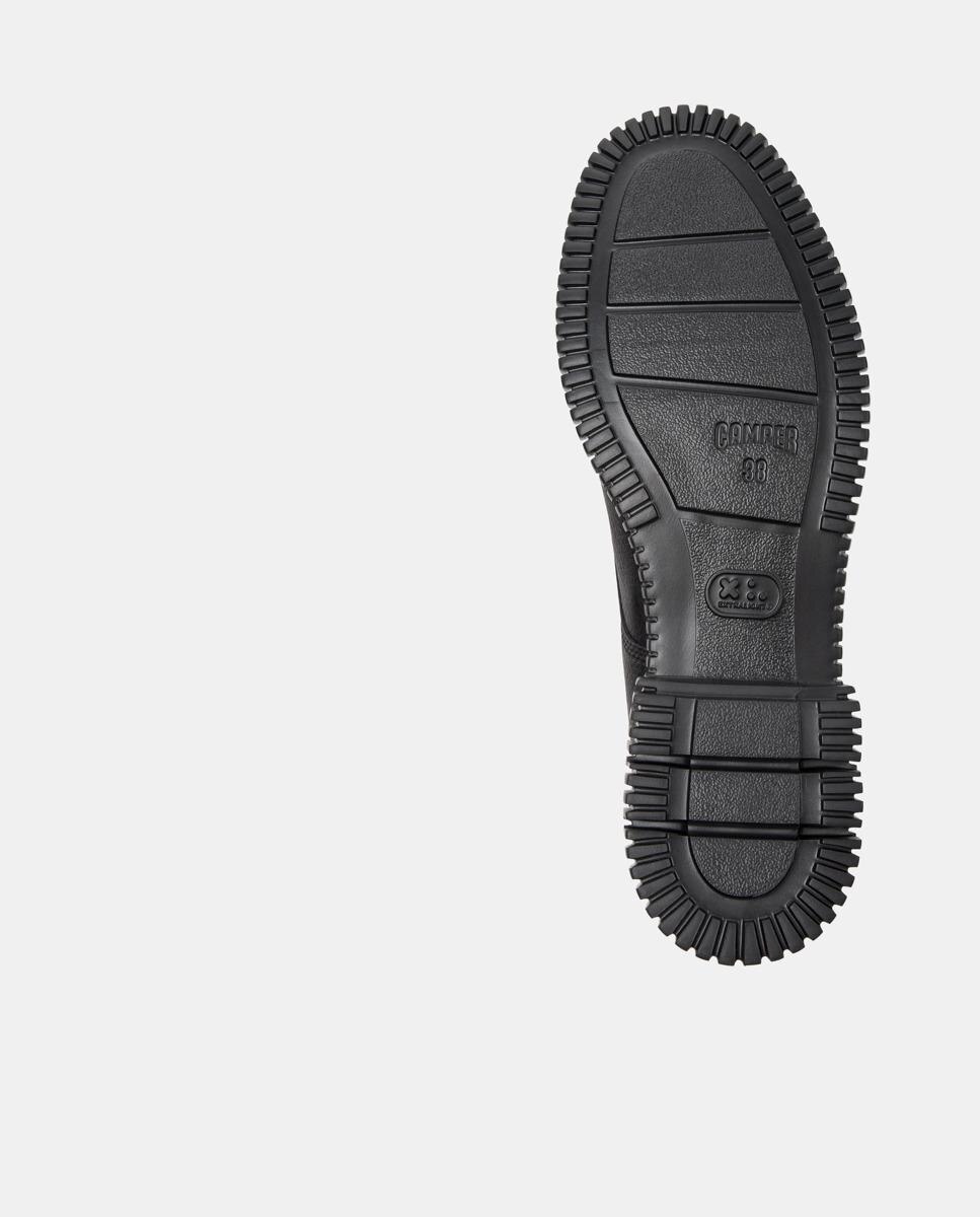 Zapatos de cordones de mujer pix de piel - Camper - Negro Negro-4