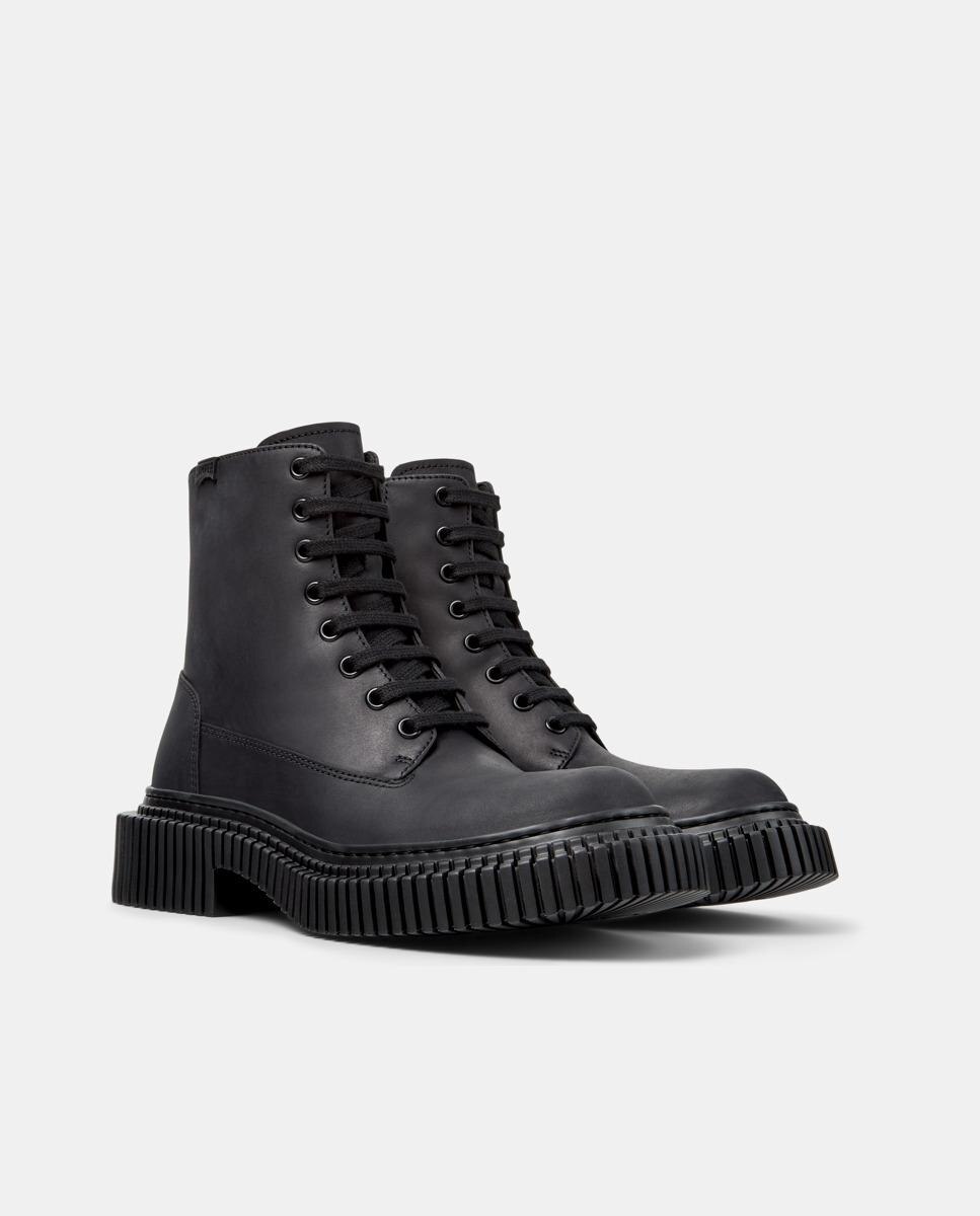 Botines de mujer de piel pix berlin - Camper - Negro Negro-5
