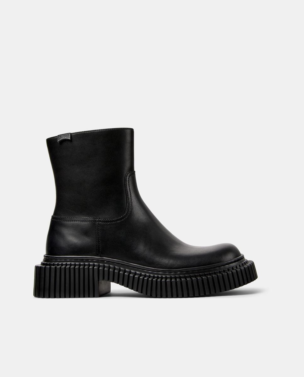 Botines de mujer de piel pix berlin - Camper - Negro Negro-1