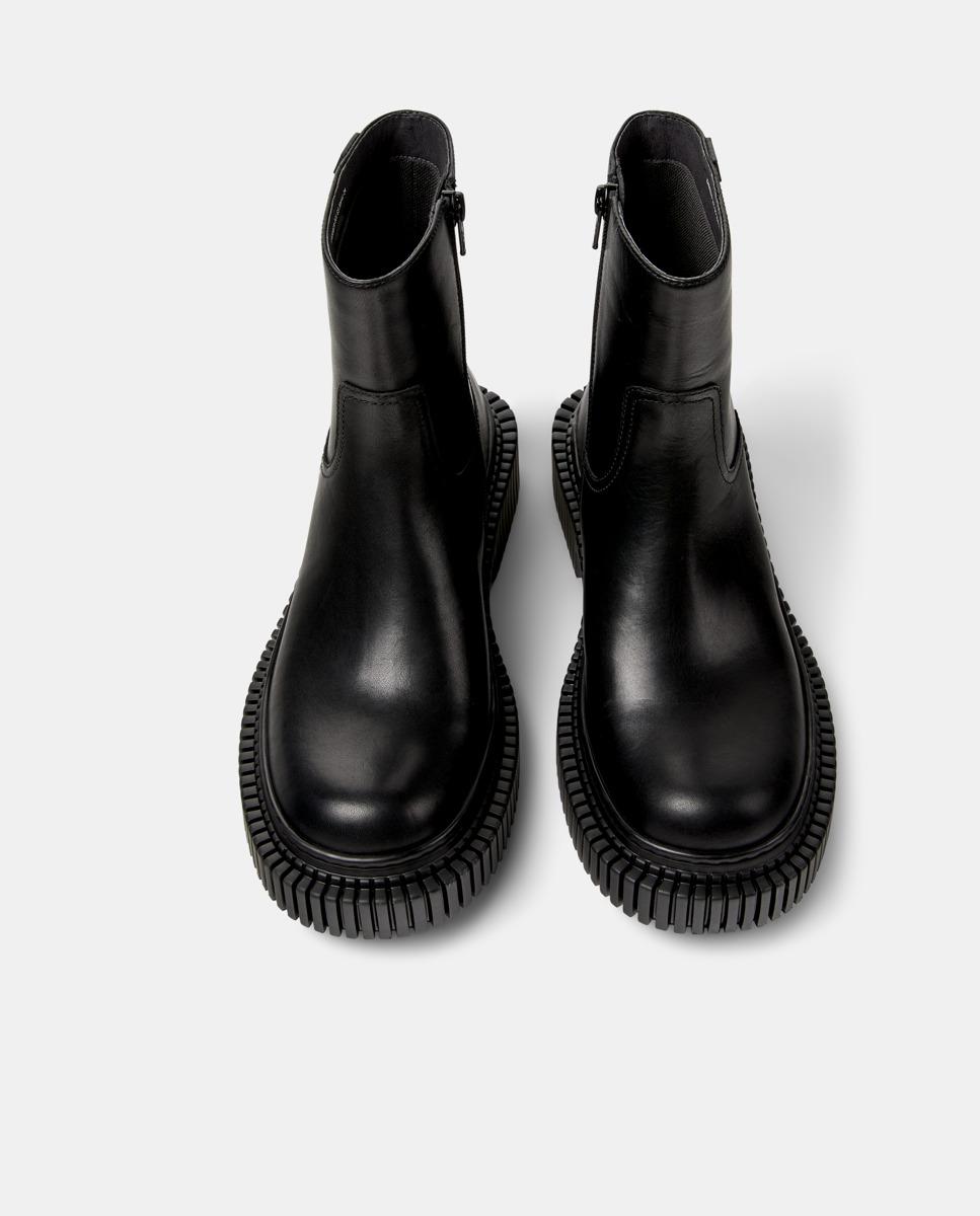 Botines de mujer de piel pix berlin - Camper - Negro Negro-3