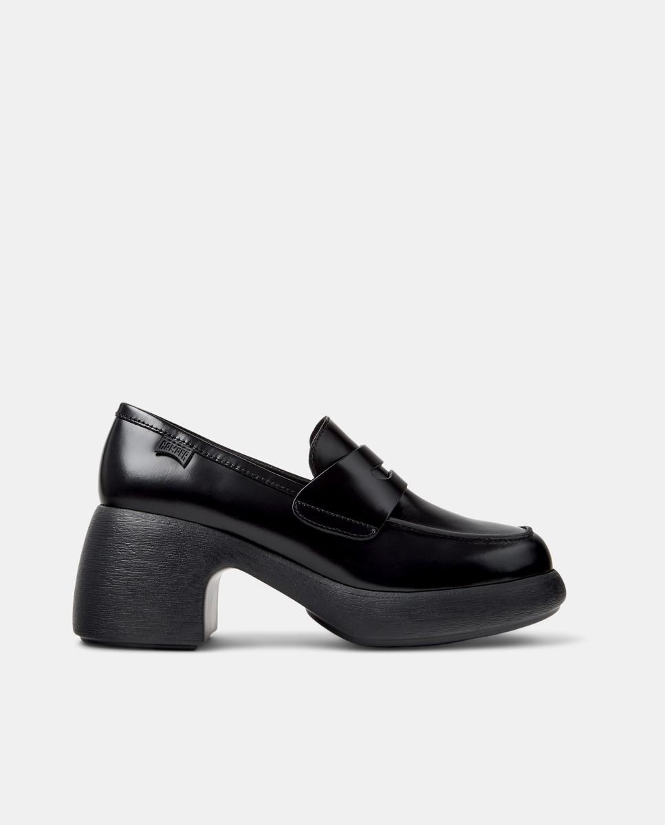 Camper - Mocasines de mujer Thelma II con tacón bloque.