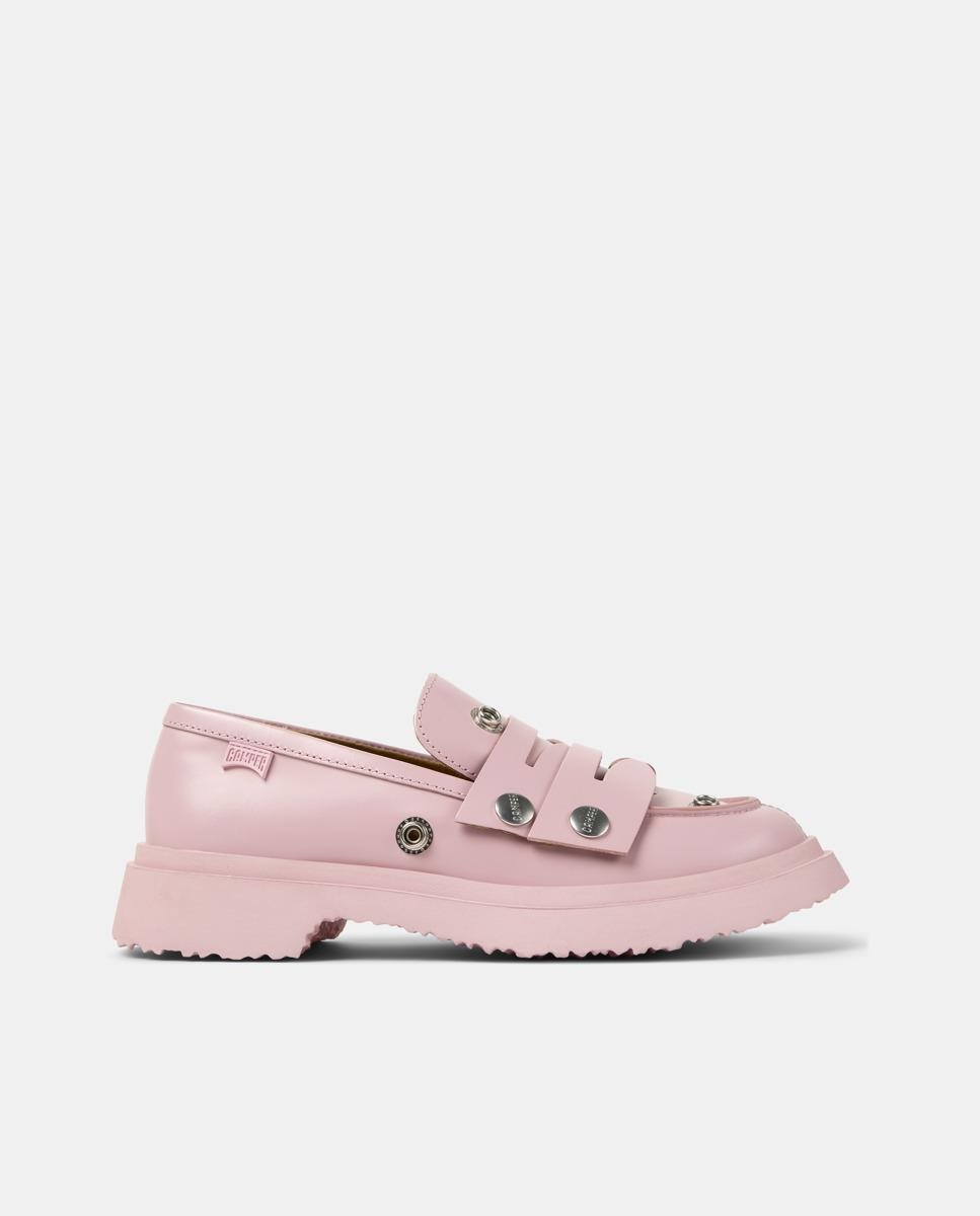 Mocasines de mujer Walden Twins de piel - Camper - Rosa claro Rosa claro-1