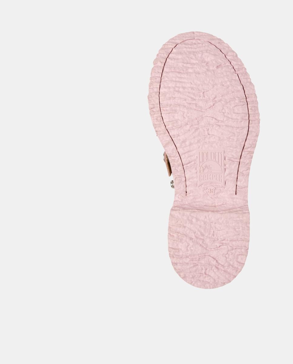 Mocasines de mujer Walden Twins de piel - Camper - Rosa claro Rosa claro-4