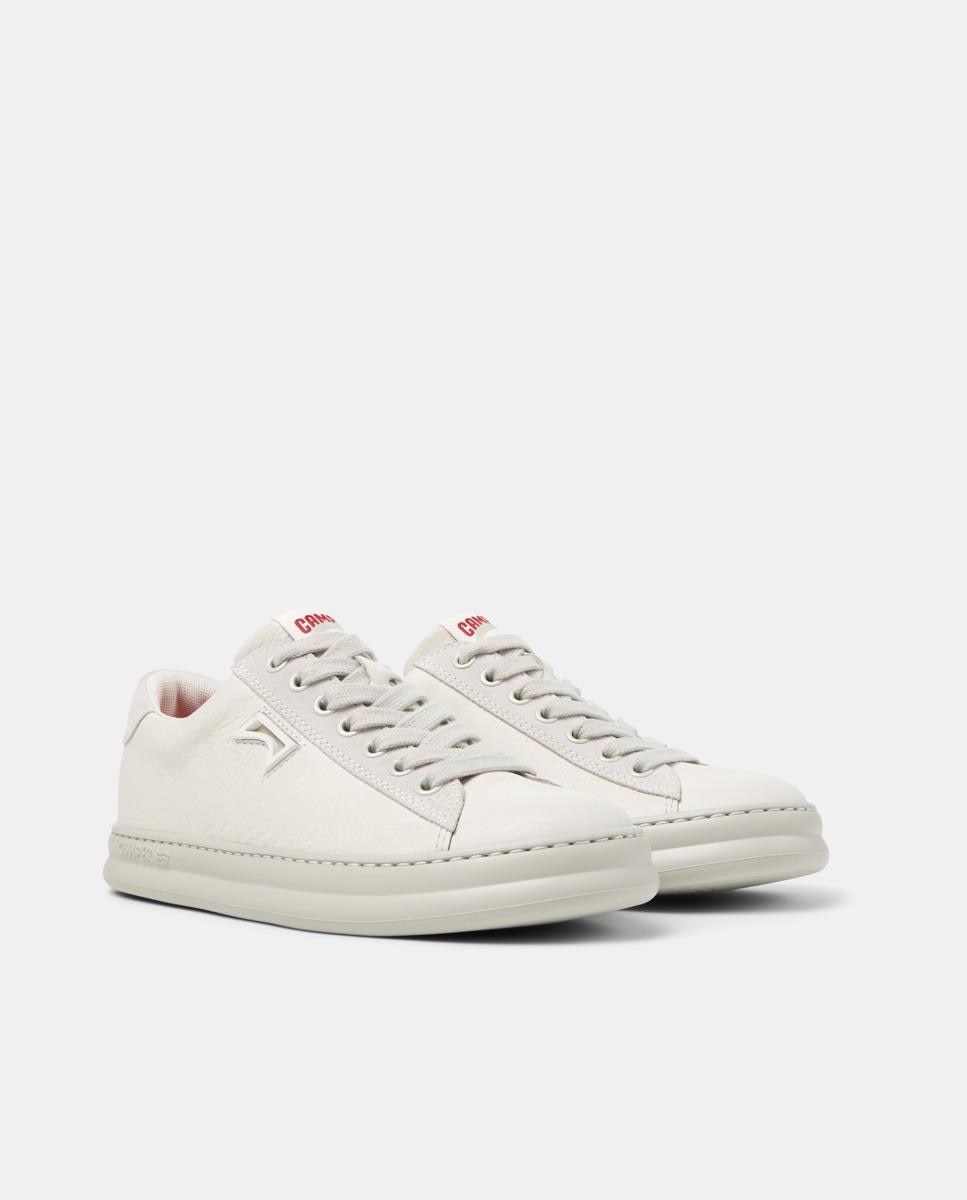 Zapatillas de mujer Runner Four de piel - Camper - Blanco Blanco-5