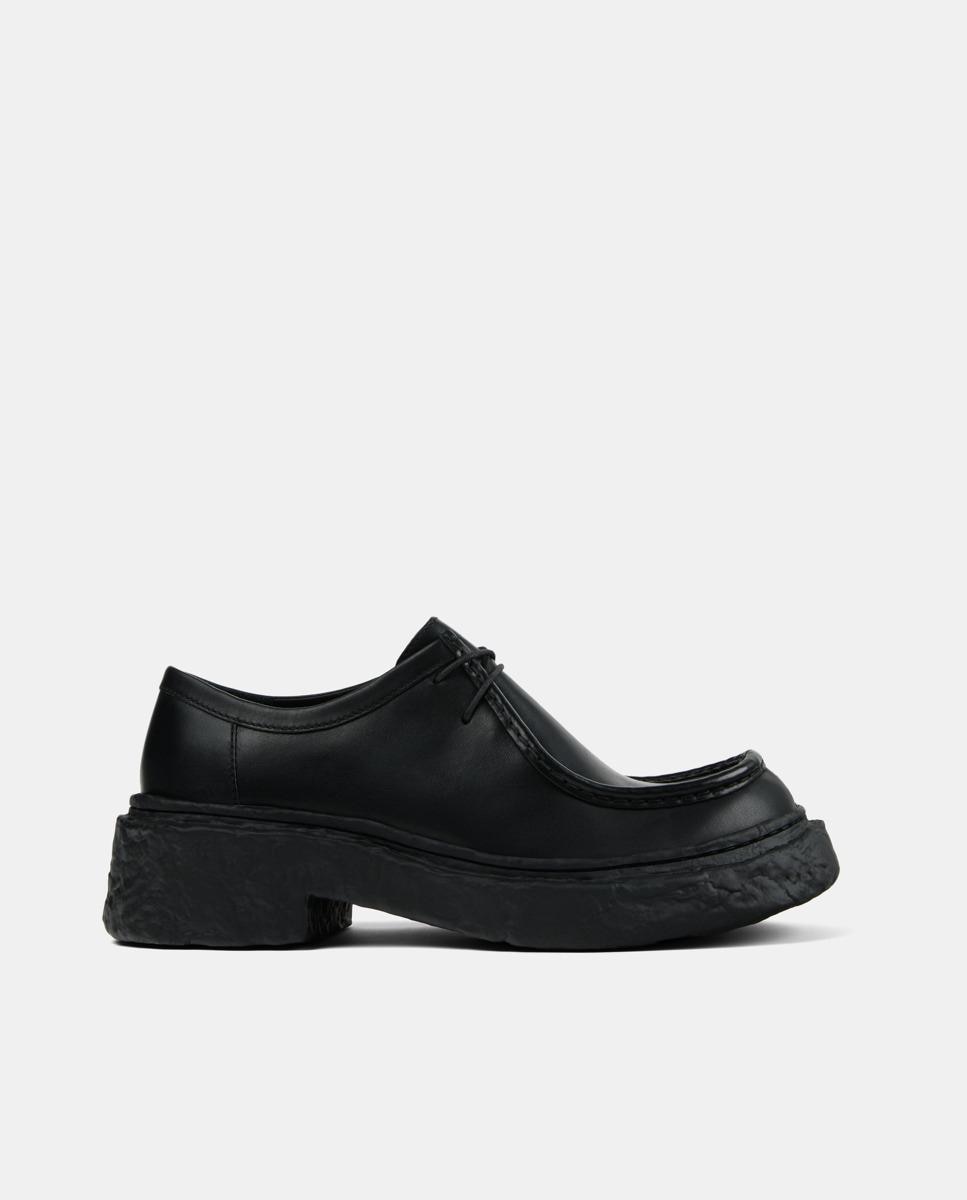 Zapatos de cordones unisex vamonos de piel - camperlab - Negro Negro-1