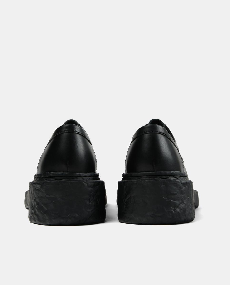 Zapatos de cordones unisex vamonos de piel - camperlab - Negro Negro-2