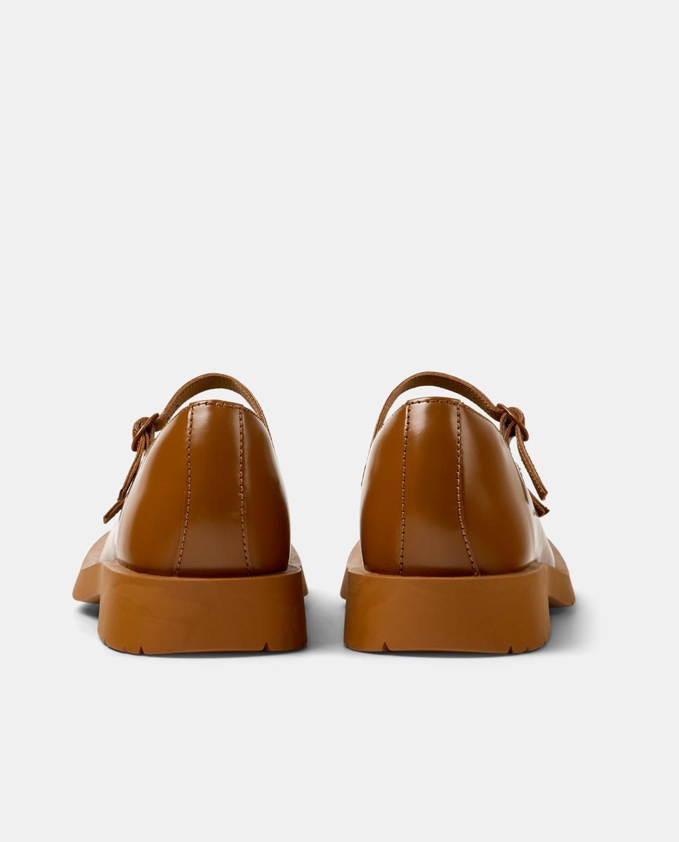 Bailarinas unisex 1978 de piel - camperlab - Marrón Marrón-2