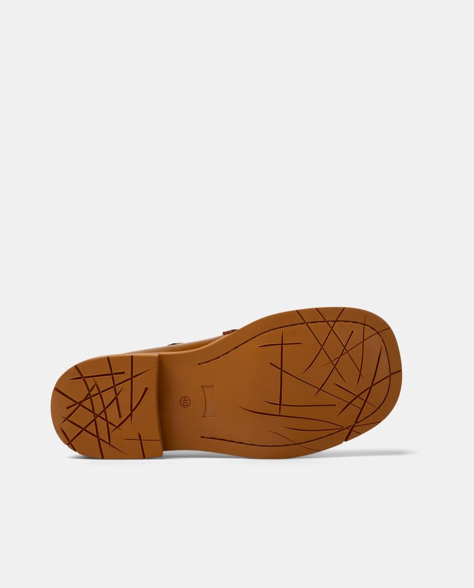 Bailarinas unisex 1978 de piel - camperlab - Marrón Marrón-4