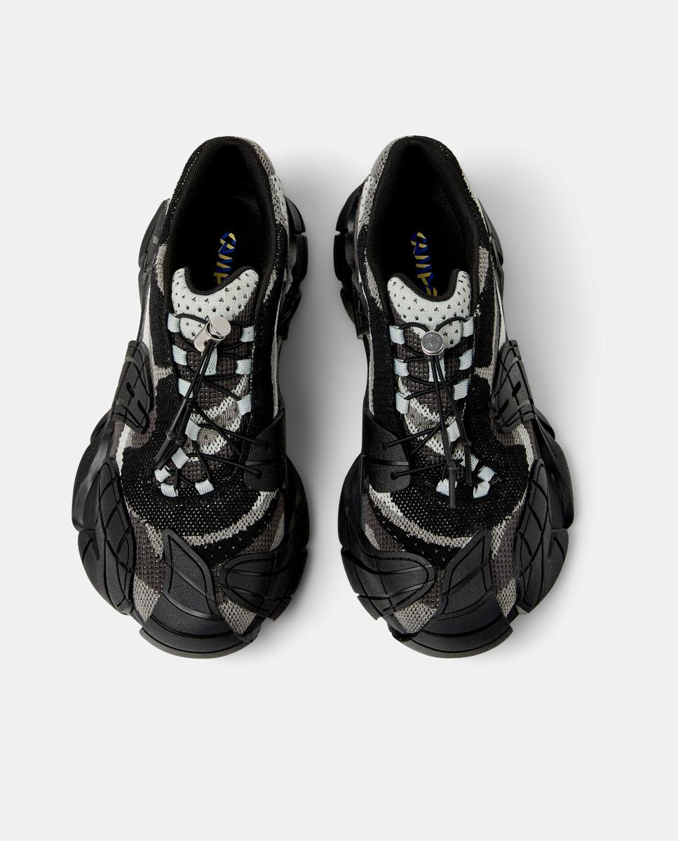 Imagen 3 de Zapatillas unisex tormenta con cordones - camperlab - Gris Gris