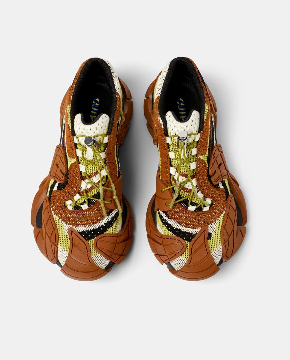 Imagen 3 de Zapatillas unisex tormenta con cordones - camperlab - Marrón Marrón