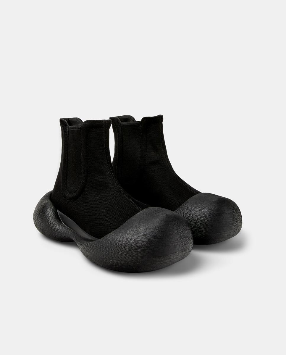 Imagen 5 de Botines unisex caramba lisos - camperlab - Negro Negro
